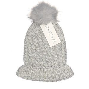 NWT Jules Kae Pom Beanie‎ Gray
